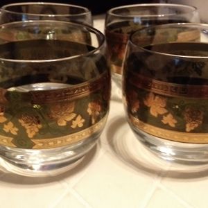 Vintage barware glasses